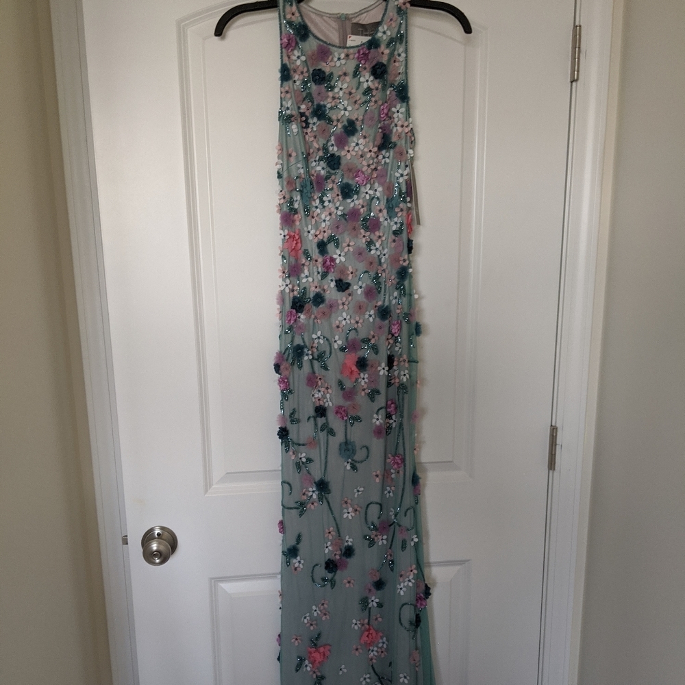 Theia evening couture pastel formal dress gown